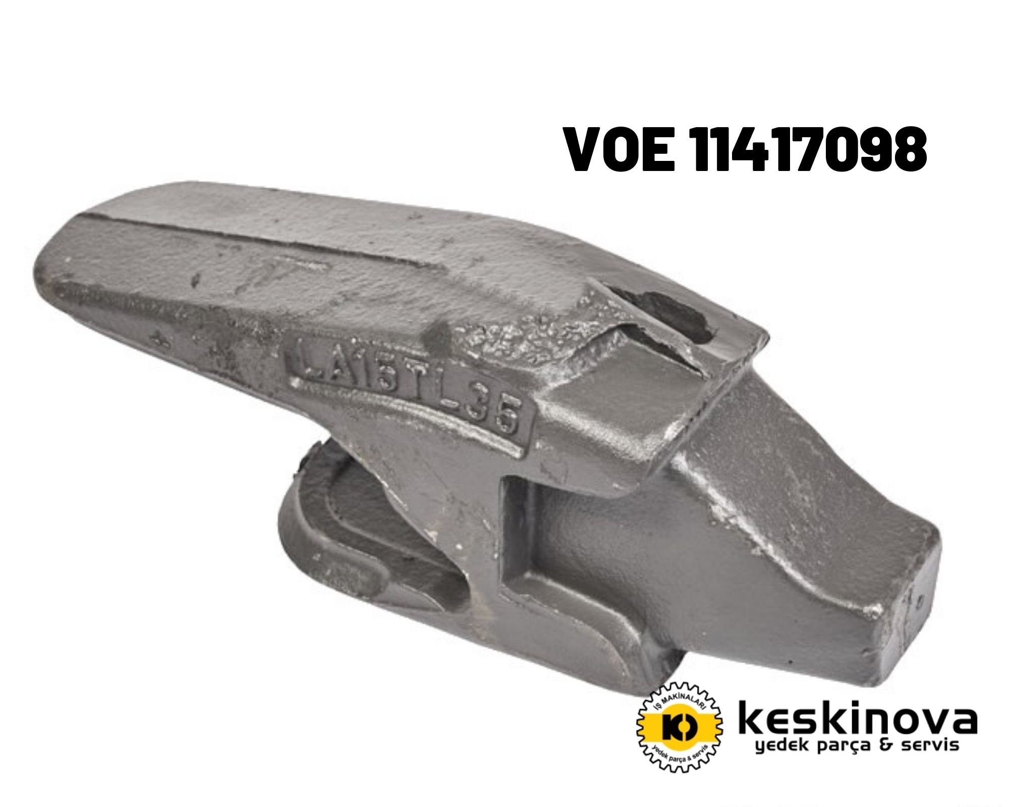 VOLVO OEM L90/F,L110E/F,L120/F MODEL LA15TL35(VOE 11417098) KAYNAKLI ADAPTÖR